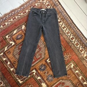 Vintage Lee Faded Black Straight Leg - Size 28